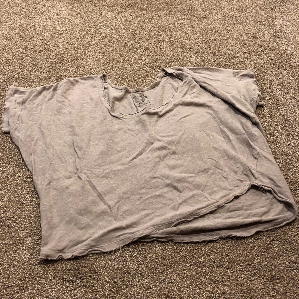 Free People Crop T-shirt